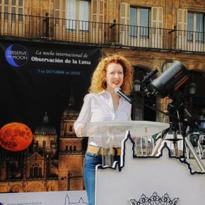 Ana Suárez presenta La Noche Internacional de Observación de la Luna, nuevo evento inclusivo para reforzar en Salamanca el atractivo turístico de la astronomía